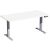 Elektro-Hubtisch Elevate Basic, höhenverstellbar, (H x B x T) 730-1230 x 800 x 1600 mm, weiß/silber