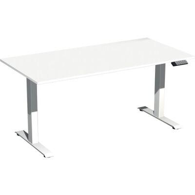 Elektro-Hubtisch Elevate Basic, höhenverstellbar, (H x B x T) 730-1230 x 800 x 1600 mm, weiß/weiß