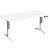 Elektro-Hubtisch Elevate Basic, höhenverstellbar, (H x B x T) 730-1230 x 800 x 1600 mm, weiß/weiß