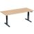 Elektro-Hubtisch Elevate Basic, höhenverstellbar, (H x B x T) 730-1230 x 800 x 1800 mm, buche/anthrazit