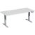 Elektro-Hubtisch Elevate Basic, höhenverstellbar, (H x B x T) 730-1230 x 800 x 1800 mm, lichtgrau/silber