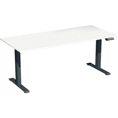 Elektro-Hubtisch Elevate Basic, höhenverstellbar, (H x B x T) 730-1230 x 800 x 1800 mm, weiß/anthrazit