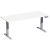 Elektro-Hubtisch Elevate Basic, höhenverstellbar, (H x B x T) 730-1230 x 800 x 1800 mm, weiß/silber