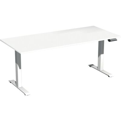 Elektro-Hubtisch Elevate Basic, höhenverstellbar, (H x B x T) 730-1230 x 800 x 1800 mm, weiß/weiß