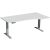 Elektro-Hubtisch Elevate Basic, rechts höhenverstellbar, (H x B x T) 730-1230 x 1000 x 1800 mm, lichtgrau/silber