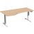Elektro-Hubtisch Elevate Basic, links höhenverstellbar, (H x B x T) 730-1230 x 1000 x 1800 mm, buche/weiß