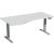 Elektro-Hubtisch Elevate Basic, links höhenverstellbar, (H x B x T) 730-1230 x 1000 x 1800 mm, lichtgrau/silber
