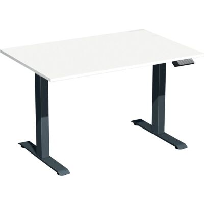 Elektro-Hubtisch Elevate Plus, höhenverstellbar, (H x B x T) 630-1280 x 800 x 1200 mm, weiß/anthrazit