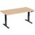 Elektro-Hubtisch Elevate Plus, höhenverstellbar, (H x B x T) 630-1280 x 800 x 1600 mm, buche/anthrazit