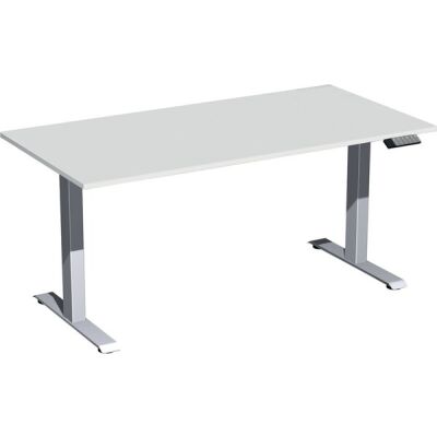 Elektro-Hubtisch Elevate Plus, höhenverstellbar, (H x B x T) 630-1280 x 800 x 1600 mm, lichtgrau/silber