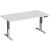 Elektro-Hubtisch Elevate Plus, höhenverstellbar, (H x B x T) 630-1280 x 800 x 1600 mm, lichtgrau/silber