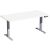 Elektro-Hubtisch Elevate Plus, höhenverstellbar, (H x B x T) 630-1280 x 800 x 1600 mm, weiß/silber