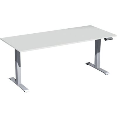 Elektro-Hubtisch Elevate Plus, höhenverstellbar, (H x B x T) 630-1280 x 800 x 1800 mm, lichtgrau/silber