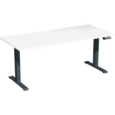 Elektro-Hubtisch Elevate Plus, höhenverstellbar, (H x B x T) 630-1280 x 800 x 1800 mm, weiß/anthrazit