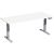 Elektro-Hubtisch Elevate Plus, höhenverstellbar, (H x B x T) 630-1280 x 800 x 1800 mm, weiß/silber