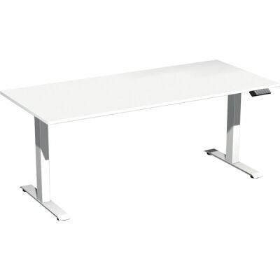 Elektro-Hubtisch Elevate Plus, höhenverstellbar, (H x B x T) 630-1280 x 800 x 1800 mm, weiß/weiß