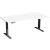 Elektro-Hubtisch Elevate Plus, rechts höhenverstellbar, (H x B x T) 630-1280 x 1000 x 1800 mm, weiß/anthrazit