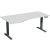 Elektro-Hubtisch Elevate Plus, links höhenverstellbar, (H x B x T) 630-1280 x 1000 x 1800 mm, lichtgrau/anthrazit