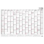 Wandplaner gefalzt, B1 auf B4, 14 Monate, 135 g/qm,...