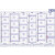 Tafelkalender, DIN A4, 6 Monate/1 Seite, 30 x 20 cm