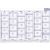 Tafelkalender, DIN A5, 6 Monate/1 Seite, 21 x 14,8 cm