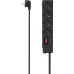 Steckdosenleiste, 4-fach, 45° gedreht, mit Schalter,...