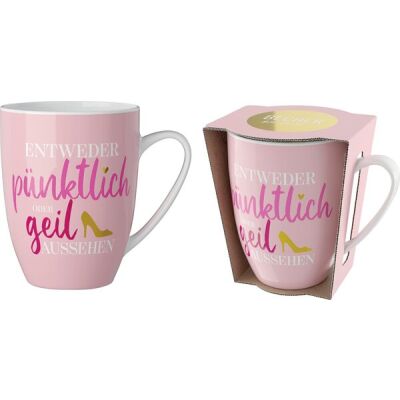 Becher Motiv Pumps 250 ml