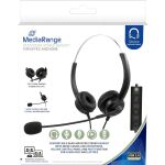 Headset stereo, mit Mikrofon kabelgebunden, USB-A,...