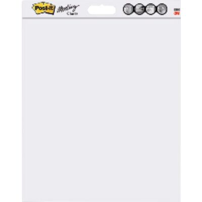 Super Sticky Meeting Chart Wall Pad, unliniert, 584 x 508 mm, 2 Blöcke, weiß