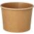Suppenschale 350 ml, Ø 9,8 x 7 cm, Frischfaser-Karton, BIO-beschichtet, 25 Stück, braun