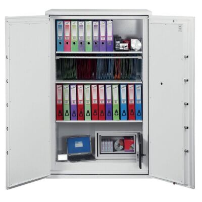 Tresor Fire Commander, Fingerabdruck-Schloss, Volumen 626 Liter, weiß