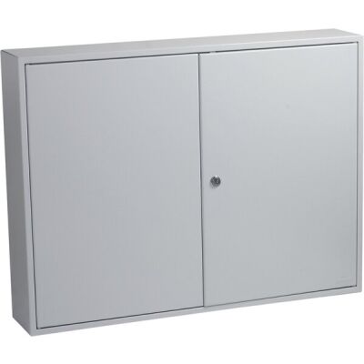 Schlüsselschrank, Schlüssel-Schloss, 400 Haken, hellgrau