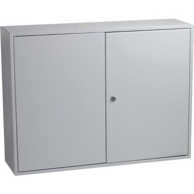 Schlüsselschrank, Schlüssel-Schloss, 600 Haken, hellgrau