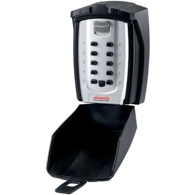 Schlüsseltresor 140 x 95 x 70 mm, schwarz-silber