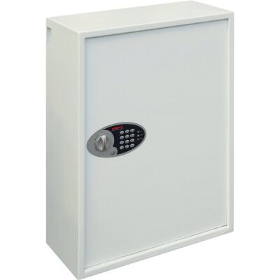Schlüsseltresor, elektrisches Schloss, 500 Haken, weiß