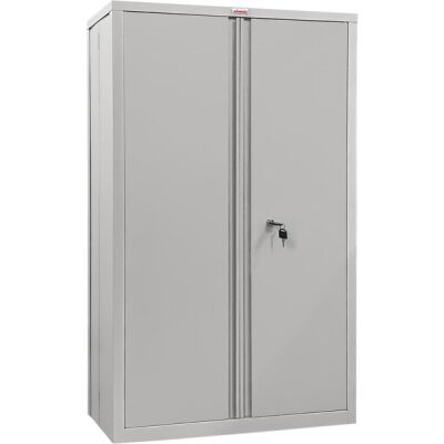Stahlschrank faltbar SCF1491GGK Schlüssel-Schloss, Fachböden höhenverstellbar, müheloser Aufbau, Außenmaß: 370x915x1400 mm