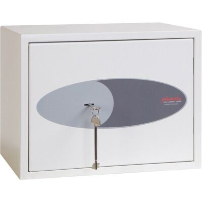 Tresor Fortress, Schlüssel-Schloss, Volumen 24 Liter, weiß