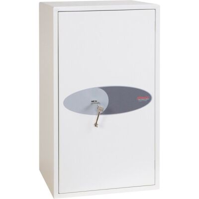 Tresor Fortress, Schlüssel-Schloss, Volumen 74 Liter, weiß