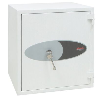 Tresor Fortress Pro, Schlüssel-Schloss, Volumen 37 Liter, weiß
