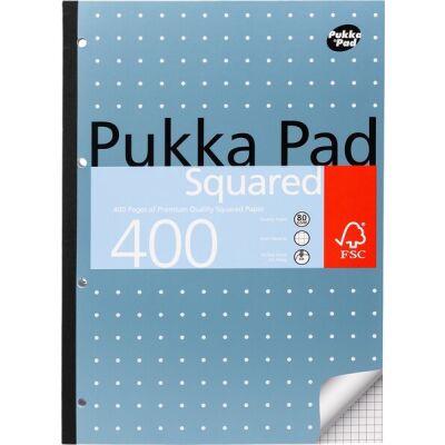 Pukka Metallic Briefblock DIN A4 kariert 200 Blatt