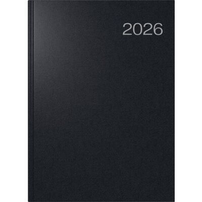 Buchkalender Conform, 21 x 29,7 cm, 1 Tag/1 Seite, schwarz