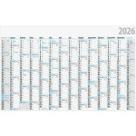 Jahreskalender, 121 x 77 cm, 14 Monate/1 Seite Druck...