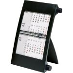 3-Monats-Tischkalender, 3 Monate/1 Seite, schwarz, 11 x...