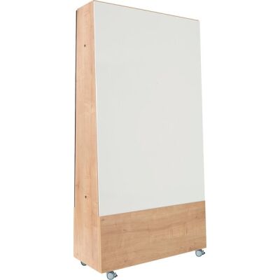 Tafelständer Natural, doppelte Arbeitsfläche, mobil, eiche