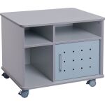 Druckerwagen, 4 Fächer, Tür, mobil,...