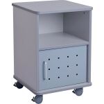 Druckerwagen, 2 Fächer, Tür, mobil,...