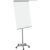 Flipchart Economy, mobil, kunststoffbeschichtet, magnethaftend, 1 Seitenarm, Sternfuß, höhenverstellbar, weiß