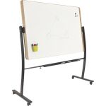 Whiteboard Natural mobil, Holzoptik, eiche, 172 x 151 x...