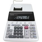 Tischrechner, 12-stellig, druckend, LCD-Anzeige, Druck:...