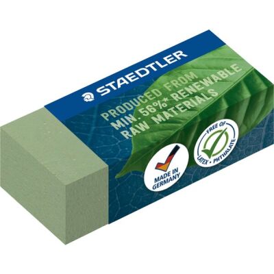 Staedtler Radierer, mit Schiebemanschette, 43 x 19 x 13 mm